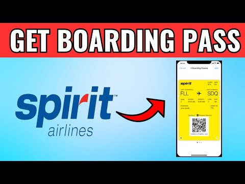 How To Get Boarding Pass Online Spirit Airlines