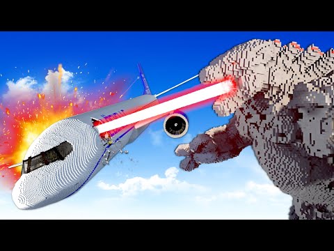 MECHAGODZILLA CAUSES PLANE CRASH! (Teardown)