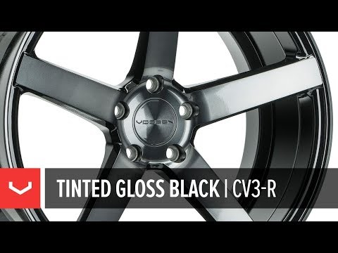 Vossen CV3-R Wheel | Tinted Gloss Black | All-New Transparent Finish