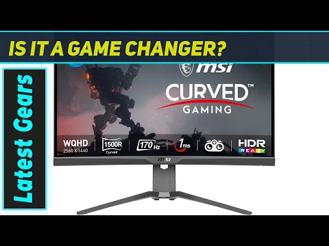 MSI MAG275CQRF QD 27" Gaming Monitor – Best QHD 170Hz Experience