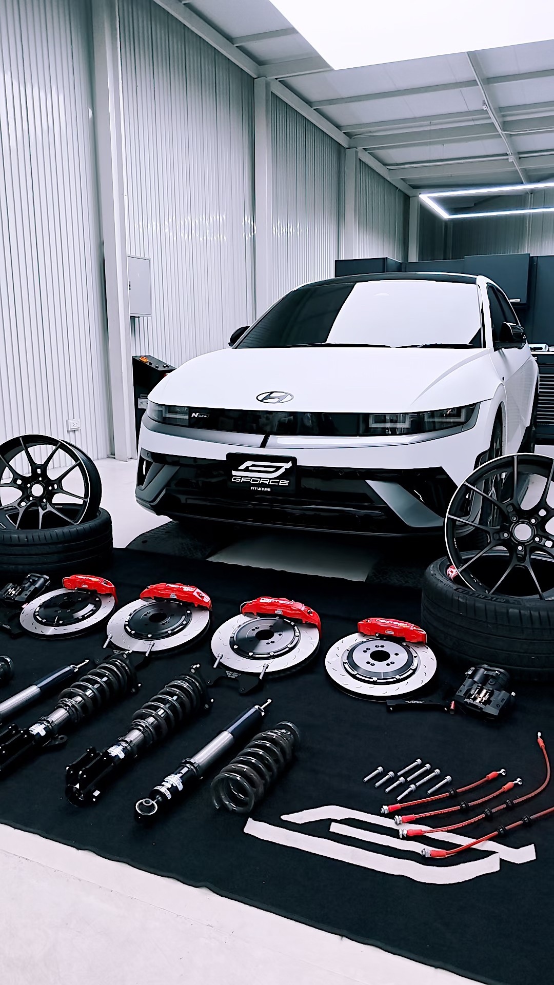 โช้ค NeoTech และเบรค NeoTech EVO 6P บนรถ Hyundai Ioniq 5 N Line ที่ G-FORCE (ล้อ? to be continued)