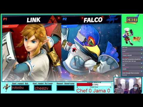 Chef (Falco) vs Jama (Link)