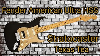 Video thumbnail for Unboxing the New Fender American Ultra Stratocaster HSS Texas Tea by Rich Bischoff