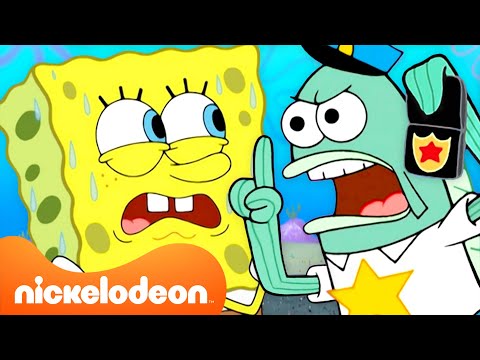 Bob Esponja | SpongeBob en PROBLEMAS por 3 HORAS seguidas | Nickelodeon en Español