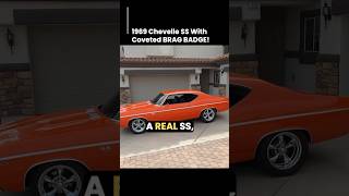 1969 Chevelle SS With Coveted BRAG BADGE! #chevelle #chevelless #musclecar #rarecars #chevy