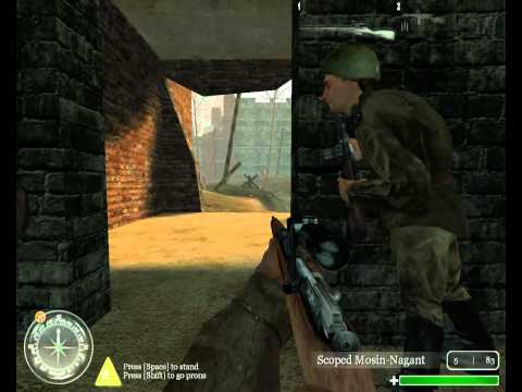 "Call of Duty 1", full walkthrough on Veteran, Part 17 - Soviet Campaign: Train Station