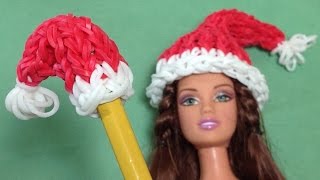 Rainbow Loom Charms / Loom Bands Santa Hat Pencil 