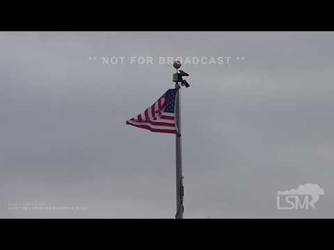 01-17-2022 Whiting, IN - Icy Lake Michigan and Waves Crashing