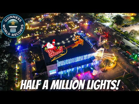 This Church Broke 2 Guinness World Records for Its Holiday Lights!