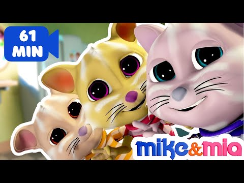 Three Little Kittens | Nursery Rhymes and Kids Songs | Kittens Cat Songs by Mike and Mia