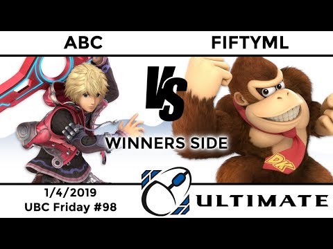 UBC Friday #98: WR3 - A Bloody Canadian (Shulk) vs FiftyML (Donkey Kong)