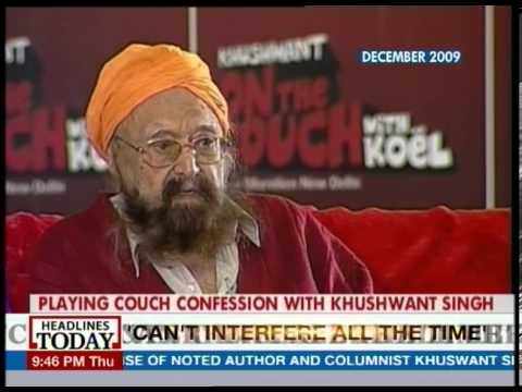 On the Couch with Koel - On the Couch with Koel: Kushwant Singh's 'acid wit'