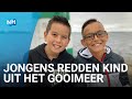 Dave en Jayden (10) redden leeftijdsgenoot van verdrinking