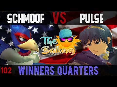 Melee @ the Balcony 102 - Winners Quarters ft. BCB|Schmoofy (Falco) VS Pulse (Marth)