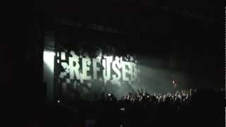 Refused - Worms of the Senses - Faculties of the Skull 7/26/12 Chicago, IL @ Congress Theater