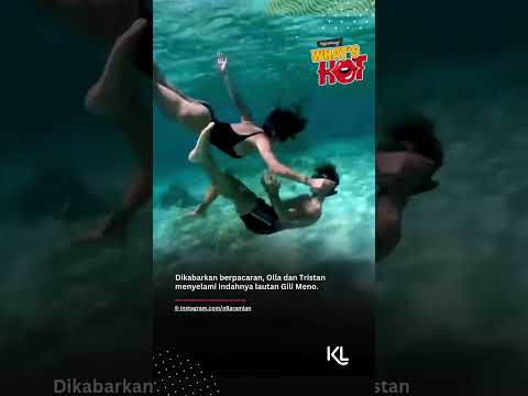 Olla Ramlan dan Tristan Molina diketahui sedang berlibur bersama di Gili Meno, Nusa Tenggara Barat