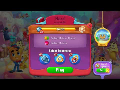 Fishdom 6164 Hard Level - 12 moves - NO BooSTERS