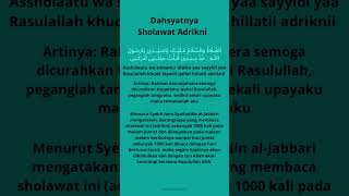 Download lagu Dahsyatnya sholawat Adrikni#amalan #shorts #@sabarituibadah8353 mp3