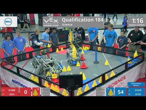 2018 VRC Sci Q184 - 6106B 355E vs 2131E 817A - 109 to 108