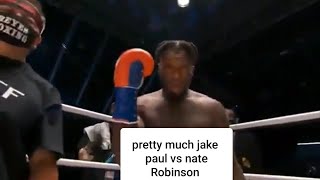 Pretty much Jake Paul vs Nate Robinson