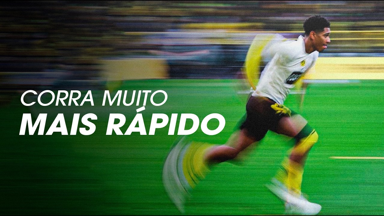 COMO CORRER MAIS RÁPIDO NO FUTEBOL (Funciona para qualquer um)