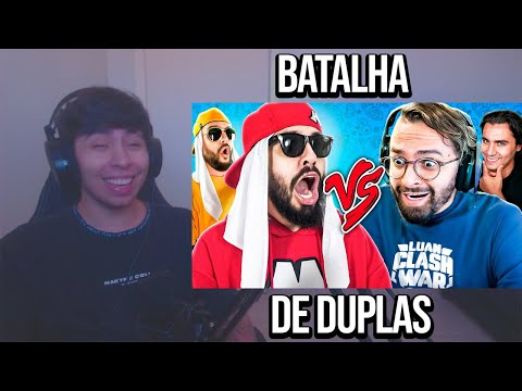 React to Luan Clash War and Lucas Clash On vs. Mussa and Mussarela - Battle of YouTubers