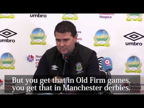 WATCH: Disturbing scenes at Windsor Park, Belfast as Celtic  beat Linfield in the first leg of Ch...