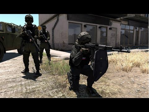 Russian FSB Special Forces in Heavy Village Assault ! In Military Simulator Arma 3 SpN