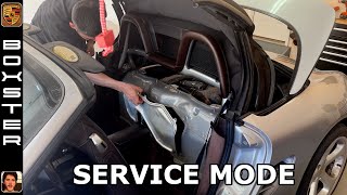 Service Mode | Access Engine Compartments | Porsche Boxster (987.1 and 987.2) (2005 - 2012)