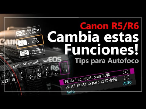 Tips de Autofoco para Canon R5 y R6 (mk1) - Cambia estas Funciones!