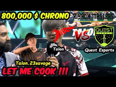 23SAVAGE Let Him COOK Perspective | Talon vs Quest Esports Riyadh Masters 2023 Playoffs Dota 2