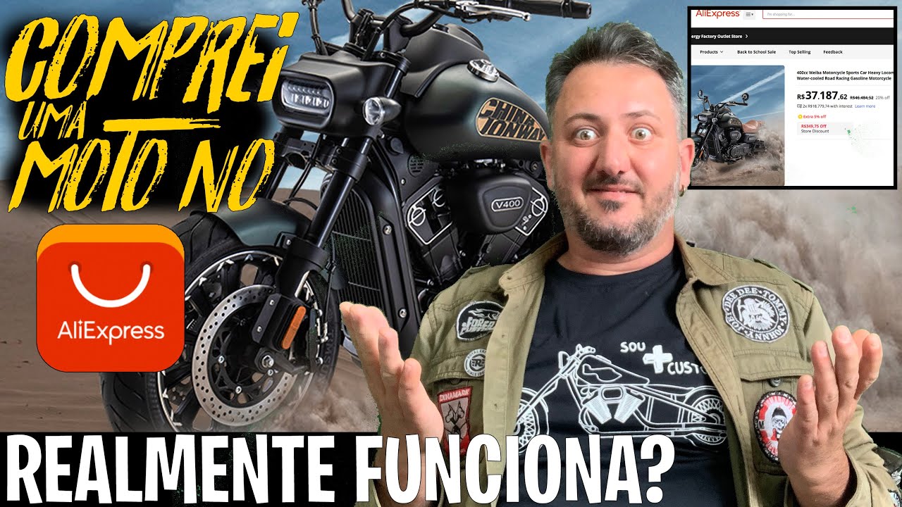 "Guia DEFINITIVO: Como Importar uma MOTO do ALIEXPRESS para o BRASIL! 🏍️🌍"