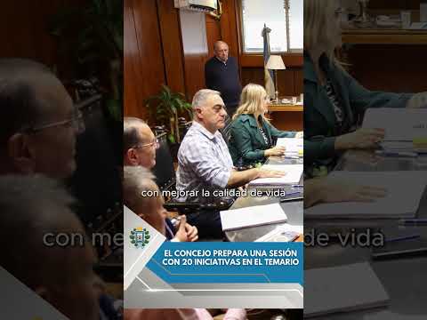 Labor Parlamentaria: el Concejo prepara una sesión con 20 iniciativas en el temario