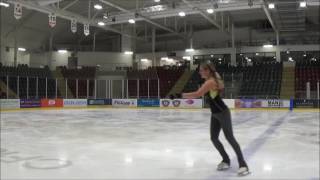 Adult Figure Skating Practice, Shatter Me - June 17- Combination jumps, empty ice