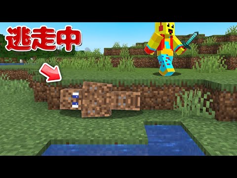 変身してバレないよう逃走中した結果【まいくら・マインクラフト】