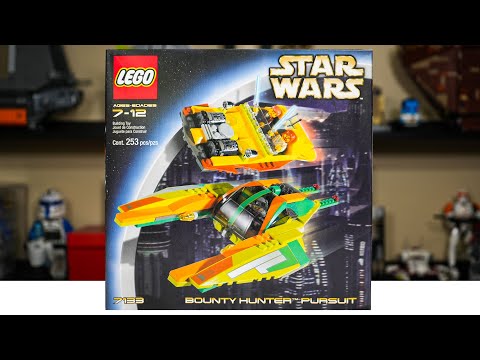 LEGO Star Wars 7133 BOUNTY HUNTER PURSUIT Review! (2002)