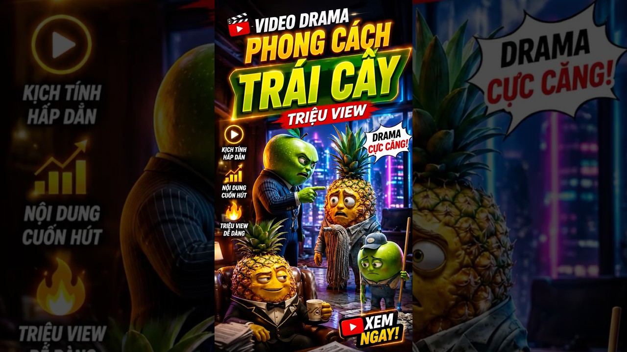 Chatbot Tạo Video Drama Phong Cách Trái Cây