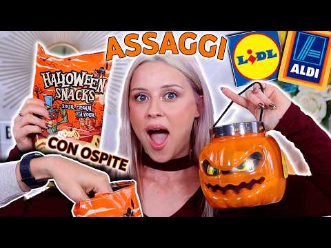 ASSAGGIO SNACK DI HALLOWEEN DI LIDL E ALDI con...👻👀