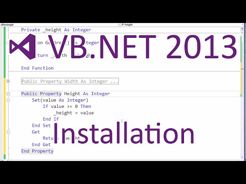 VB.NET 2013 - Introduction and Installation