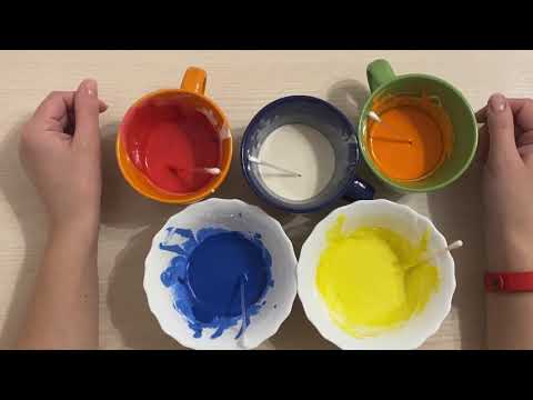 Рисуем объёмными красками(открытка к пасхе)