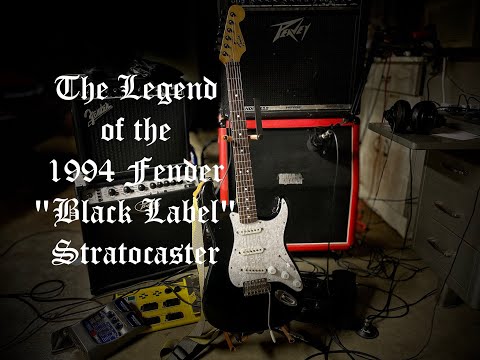 The Legend of the 1994 Fender "Black Label" Squier Series Stratocaster - History and Restoration!