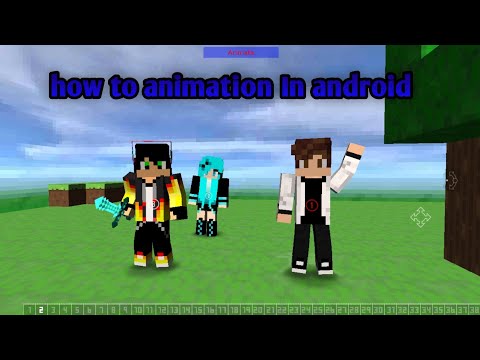 Make Minecraft 3d animation videos in android || animate em 3D Minecraft animate