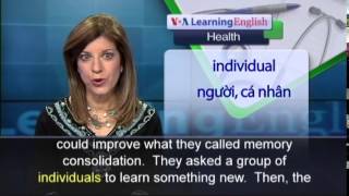 Phát âm chuẩn cùng VOA - Anh ngữ đặc biệt: Caffeine Memory (VOA-Health Rep)