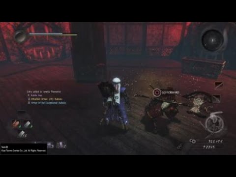 Nioh Obsidian Samurai Easy Strategy Cheese Boss Fight