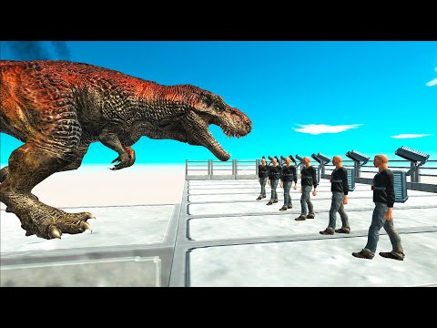 SQUAD ROCKET LAUNCHERS VS EVERY UNITS ON BRICK BRIDGE | ANIMAL REVOLT BATTLE SIMULATOR