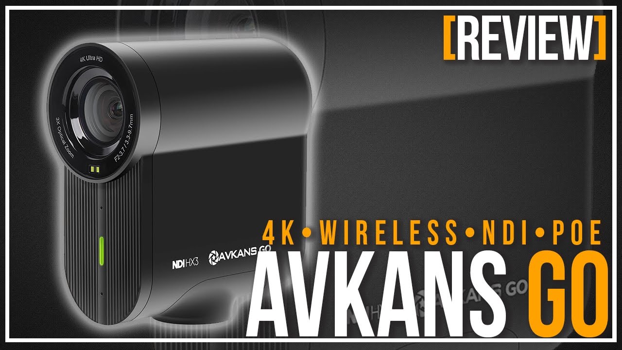 4K, USB, Wireless, NDI, POE Mini Streaming Camera | Avkans Go