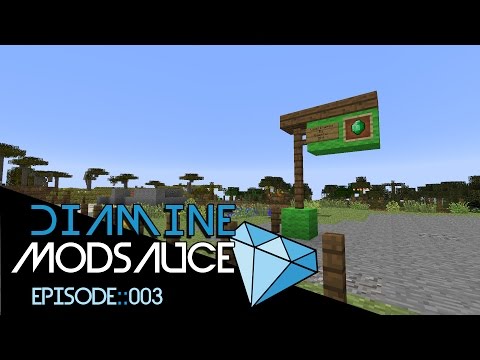 Minecraft :: Diamine ModSauce :: Episode 3 - Foundations and Destiny