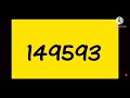 Numbers 0 2500000 105 1x Speed DIFF
