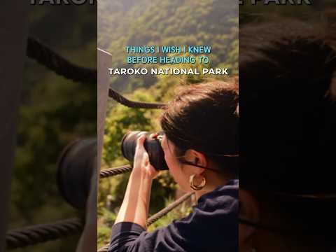 Como fazer o MELHOR parque de Taiwan: Parque Nacional Taroko #taiwantravel 😏