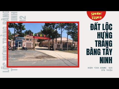 Đất cách chợ Lộc Hưng Trảng Bàng Tây Ninh 2km. Diện tích 335m2. Giá chỉ 370tr